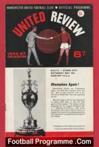 Manchester United v Stoke City 1967 – Champions Again