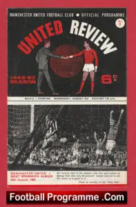 Manchester United v Everton 1966 – Man Utd 1960s