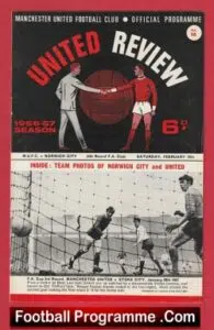 Manchester United v Norwich City 1967 – FA Cup Man United