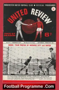 Manchester United v Norwich City 1967 – FA Cup Man United