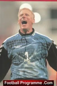 Manchester United Peter Schmeichel Signed Autographed Football Picture