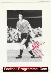 Manchester United Joe Jordan + Gordon McQueen Autograph Signed Man Utd