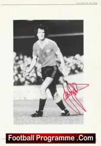 Manchester United Joe Jordan + Gordon McQueen Autograph Signed Man Utd