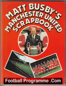 Manchester United Football Club Sir Matt Busby Scrapbook – 1980
