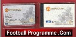 Manchester United League Match Ticket Book LMTB 2006 2007