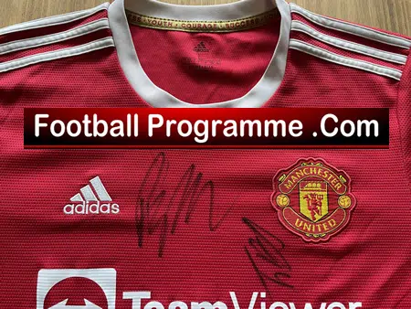 Manchester United Multi Autographed Signed Football Shirt 2023 - Image 2