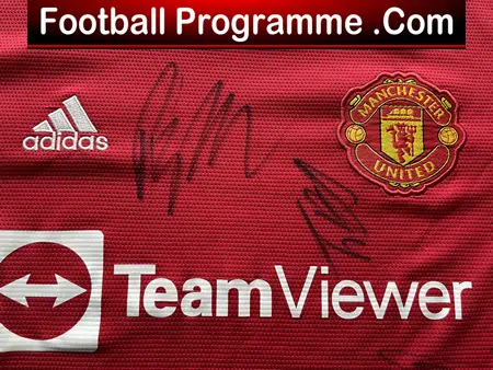 Manchester United Multi Autographed Signed Football Shirt 2023 - Image 4