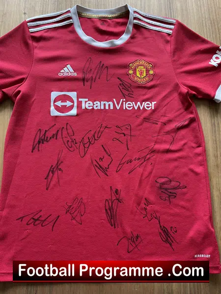 Manchester United Multi Autographed Signed Football Shirt 2023 - Image 21