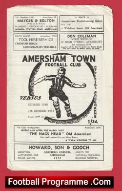Amersham Town v Bicester Town 1963