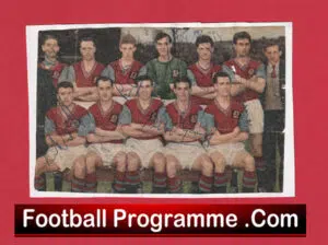 Aston Villa Football Club Multi Autographed Team Picture 1956 – 1957