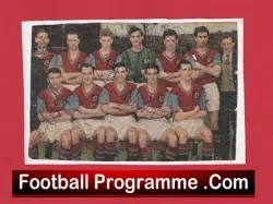 Aston Villa Football Club Multi Autographed Team Picture 1956 - 1957 - football memorabilia
