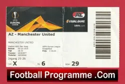 AZ Alkmaar v Manchester United 2019 – Football Ticket Holland