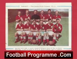 Barnsley Football Club Multi Autographed Signed Team Picture 1954 - 1955 - football memorabilia
