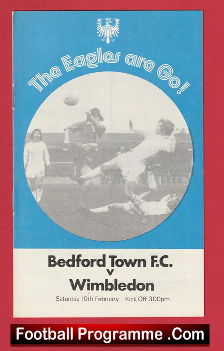 Bedford Town v Wimbledon 1980 - Image 2