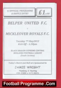 Belper United v Mickleover Royals 2013