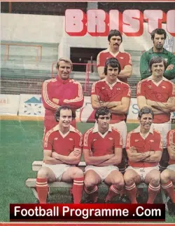 Bristol City Football Club Multi Autographed Signed Team Picture 1970's - football memorabilia