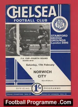 Chelsea v Norwich City 1968