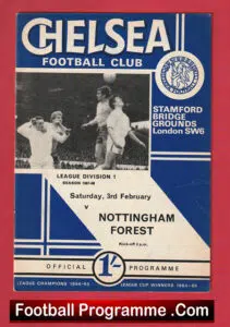 Chelsea v Nottingham Forest 1968
