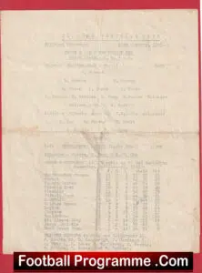 Clapton Orient v Walthamstow Avenue 1945 – War Time Football