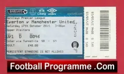 Everton v Manchester United 2015 – Football Ticket
