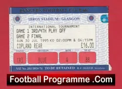 Ibrox Tournament 1995 – Man Utd in Scotland