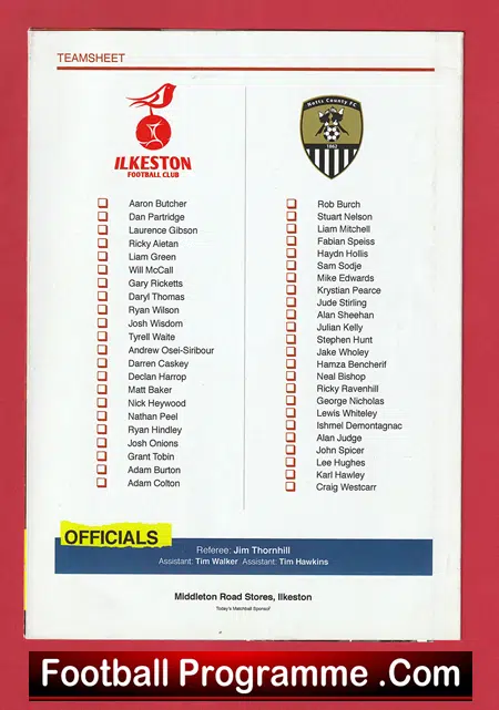 Ilkeston v Notts County 2011 - First Ever Game 1st - Image 3