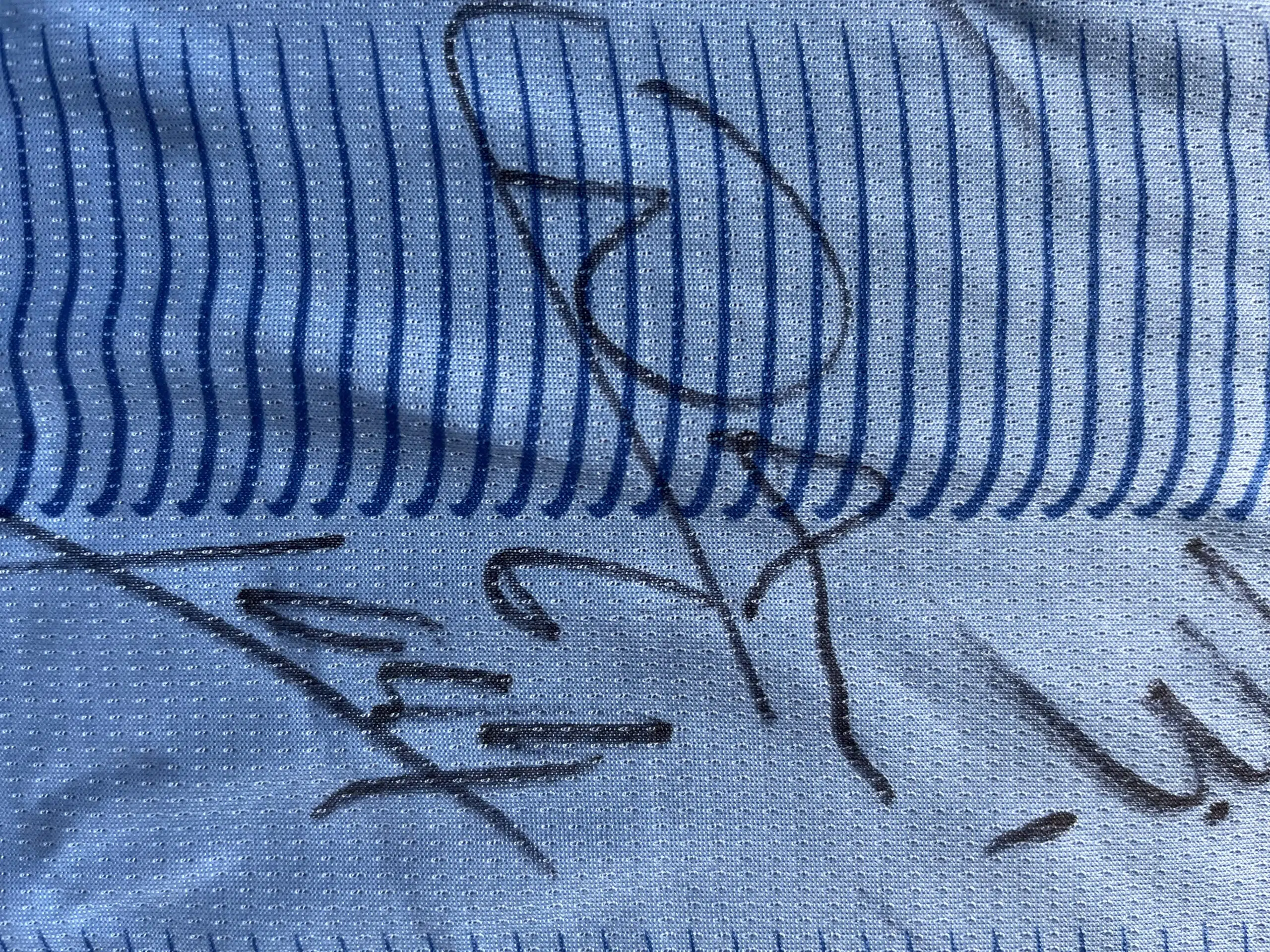 Manchester City Multi Signed Autographed Football Shirt - Treble Winners - Image 9