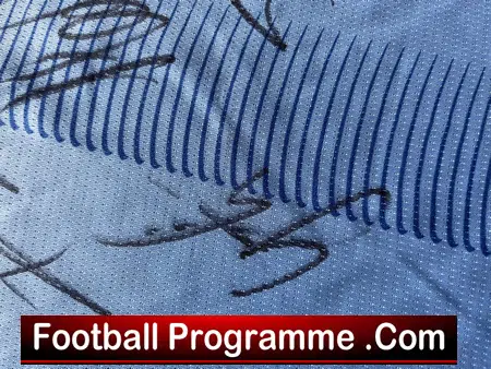 Manchester City Multi Signed Autographed Football Shirt - Treble Winners - Image 14