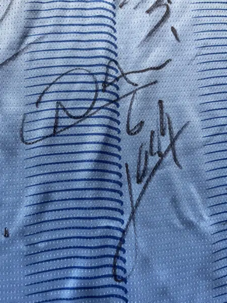 Manchester City Multi Signed Autographed Football Shirt - Treble Winners - Image 18