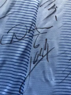 Manchester City Multi Signed Autographed Football Shirt - Treble Winners - Image 20