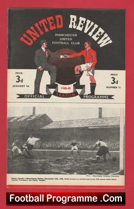 Manchester United v Arsenal 1949 – Man Utd 1940s