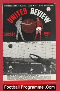 Manchester United v Aston Villa 1967 – Man United