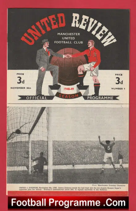 Manchester United v Birmingham City 1948 – Man Utd 1940s