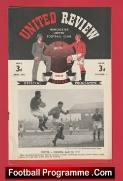 Manchester United v Bolton Wanderers 1949 – Man Utd 1940s