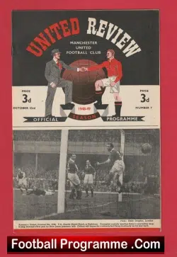 Manchester United v Burnley 1948 – Man Utd 1940s
