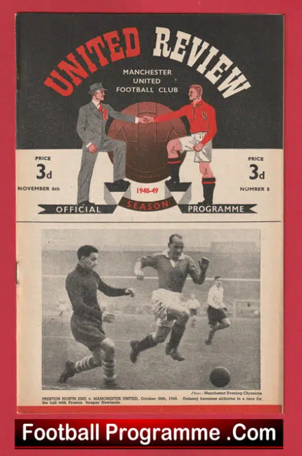Manchester United v Everton 1948 – Man Utd 1940s