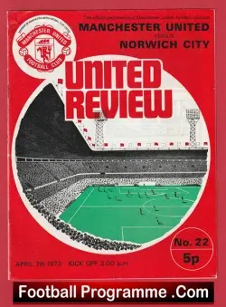 Manchester United v Norwich City 1973 – Denis Law Final Match