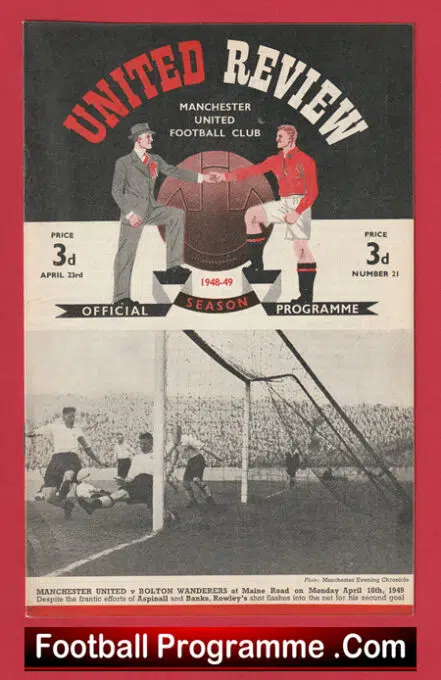 Manchester United v Preston 1948 – Man Utd 1940s