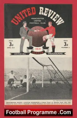 Manchester United v Preston 1948 – Man Utd 1940s
