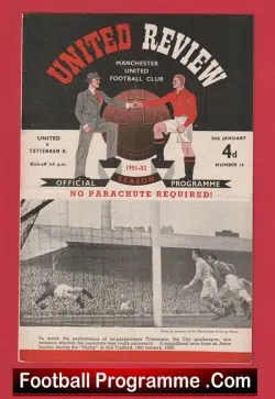 Manchester United v Tottenham Hotspur 1952 – Man Utd