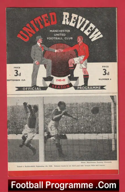 Manchester United v Wolves 1948 – Man Utd 1940s