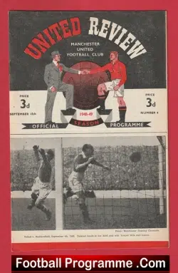 Manchester United v Wolves 1948 – Man Utd 1940s