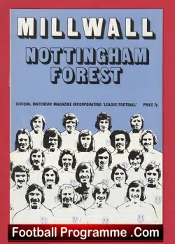 Millwall v Nottingham Forest 1973