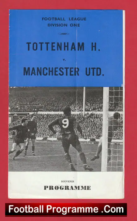 Tottenham Hotspur v Manchester United 1973 – Pirate Programme
