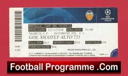 Valencia v Manchester United 2018 – Football Ticket Spain