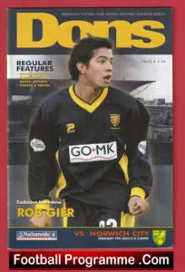 Wimbledon v Norwich City 2004 – Last Season as Wimbledon FC