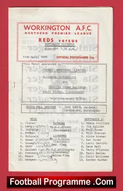 Workington v Northwich Victoria 1979