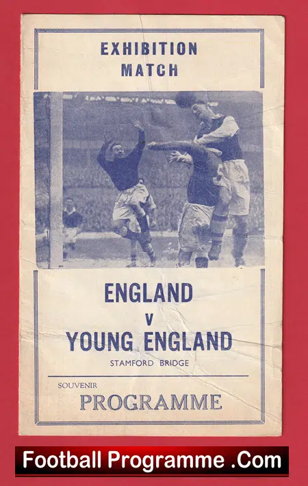 England v Young England 1961 - Bobby Charlton Chelsea Pirate - Image 2