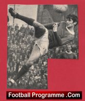Manchester United George Best Autograph Signed Picture 1960s Man United