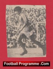 Manchester United George Best Autographed Signed Picture 1960s Man Utd
